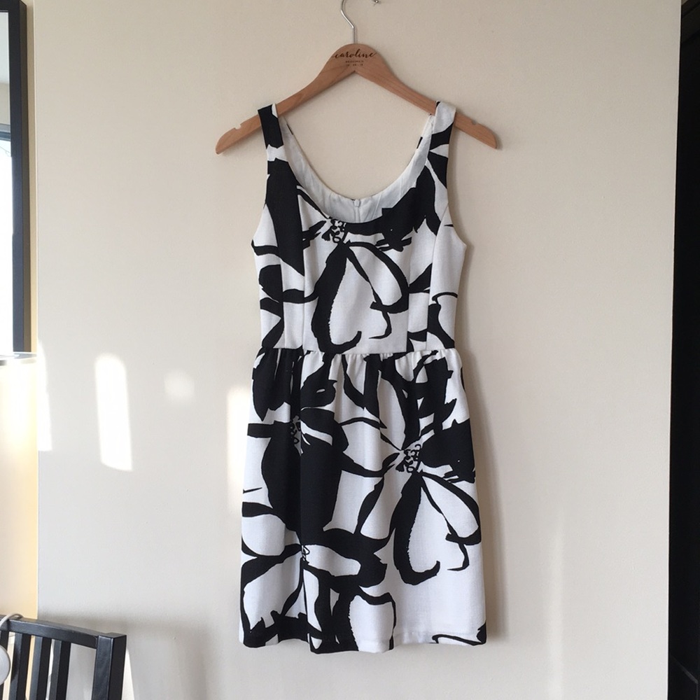 Aqua Calligraphy Dress Bloomingdales XS